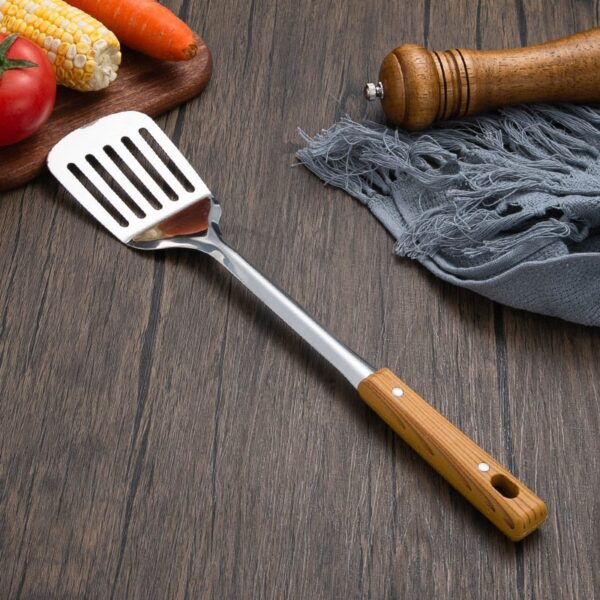 O1CN01XO9x9d2N8xMFBqWNL_2208937239919-0-cib.jpg Wood-Grain Handle Stainless Steel Spatula